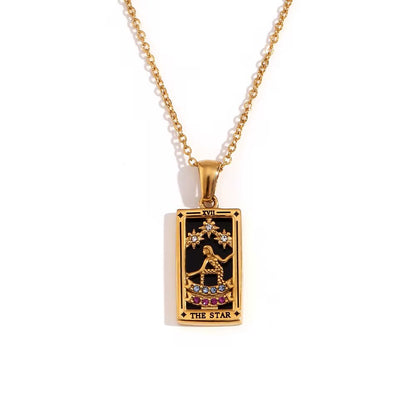 The Star Tarot Pendant – 18K Gold Necklace of Hope & Healing