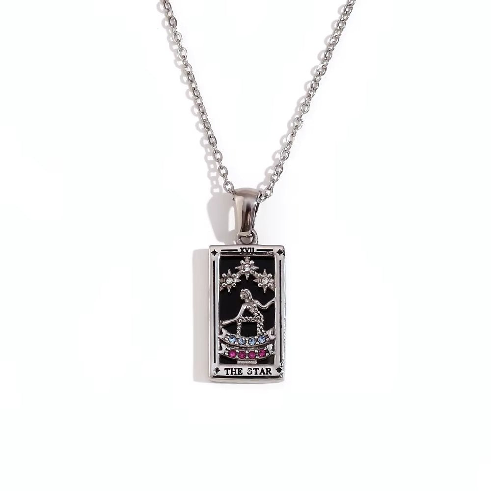 The Star Tarot Pendant – 18K Gold Necklace of Hope & Healing