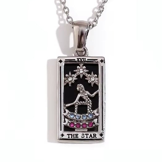 The Star Tarot Pendant – 18K Gold Necklace of Hope & Healing