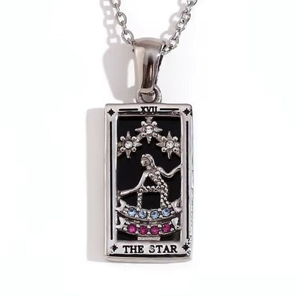 The Star Tarot Pendant – 18K Gold Necklace of Hope & Healing